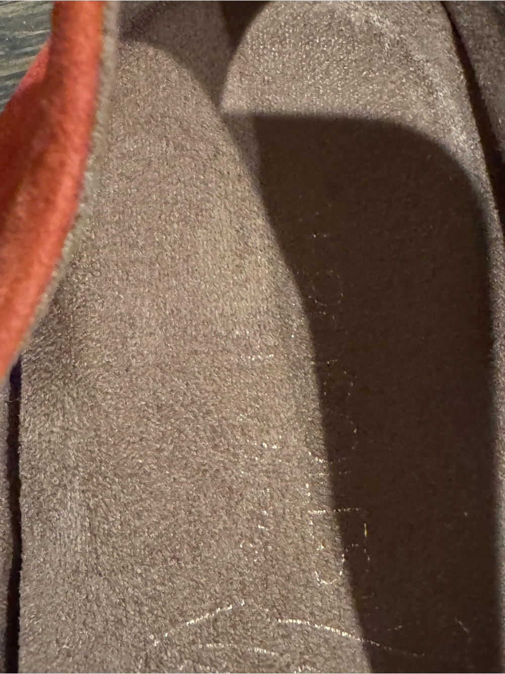 AEROSOLES Rust Suede Flats with Gold Emblem - Picture 9 of 9